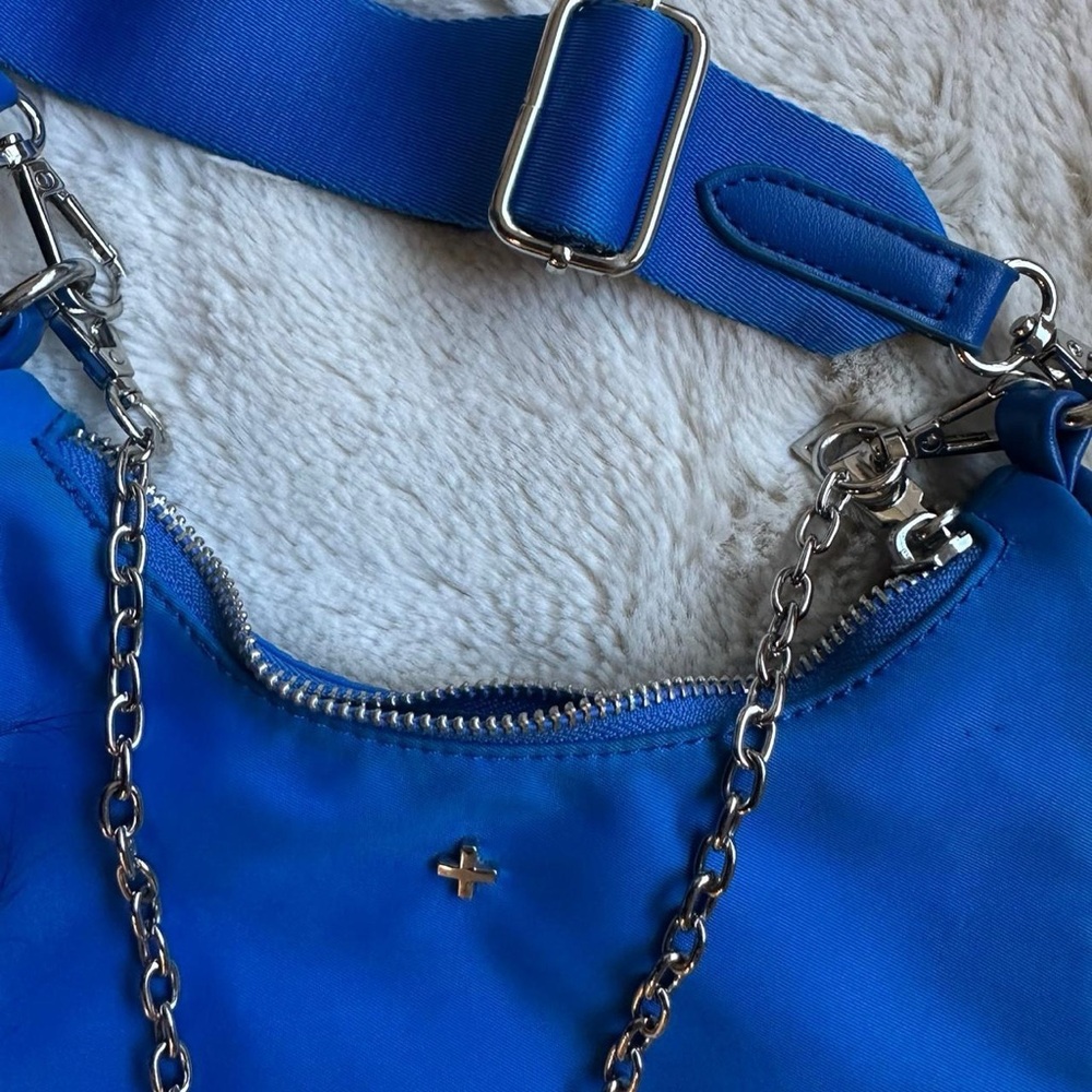Blue Chain Strap Women's Bag